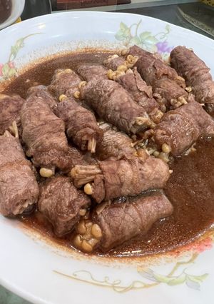 照燒牛肉捲金針菇 的食譜成品照片