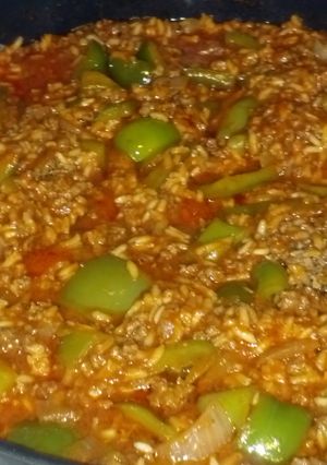 A picture of Unstuffed Peppers Skillet.