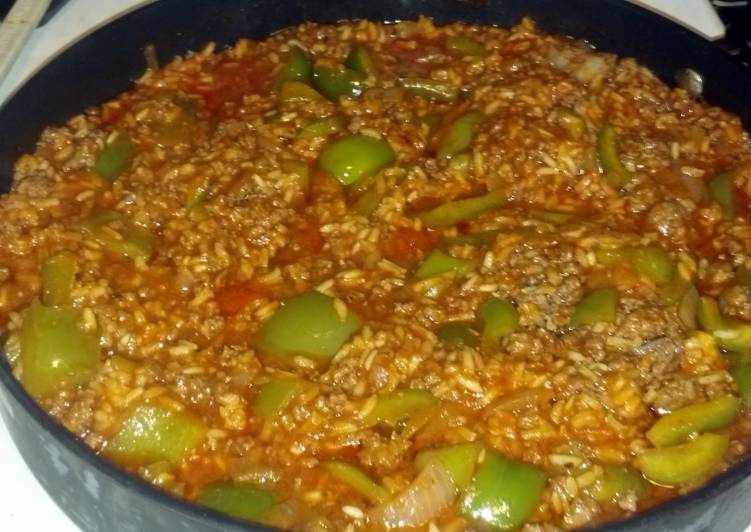 How to Cook Perfect Unstuffed Peppers Skillet