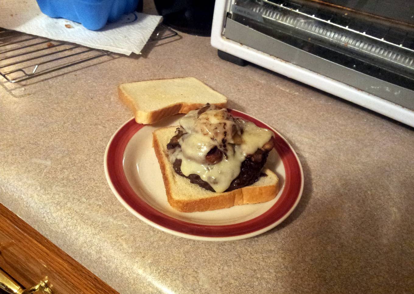 Mushroom and Swiss Burgers