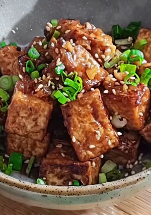 Une photo de Tofu au Caramel