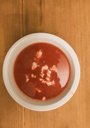 Almás céklakrém leves recept fotója