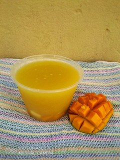 A picture of Mangopineapple Sangria.