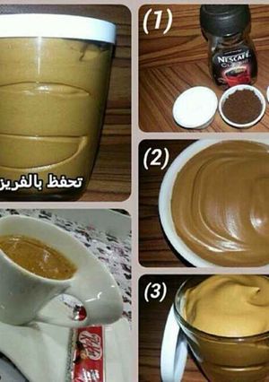 صورة لوصفة طريقة عمل خلطة الكابتشينو