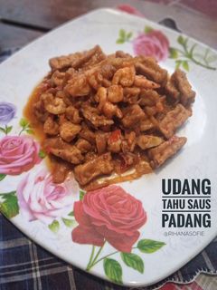 Foto resep Udang Tahu Saus Padang