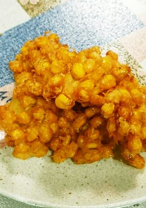 A picture of Corn Kakiage Fritters.
