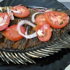 A picture of Fried fish.