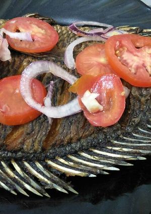 A picture of Fried fish.