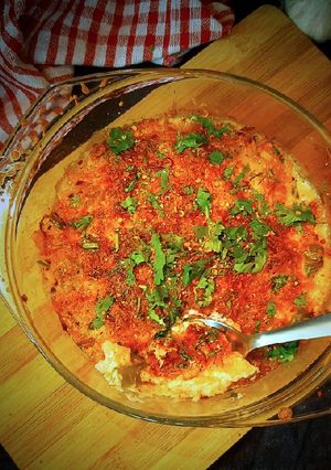 A picture of POTATO SCALLOP | CHEESY POTATO SCALLOP.