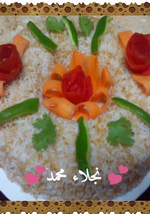 صورة لوصفة طريقة عمل الارز المصرى المحمر