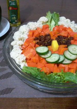 Una foto de Ensalada de vegetales mixtos