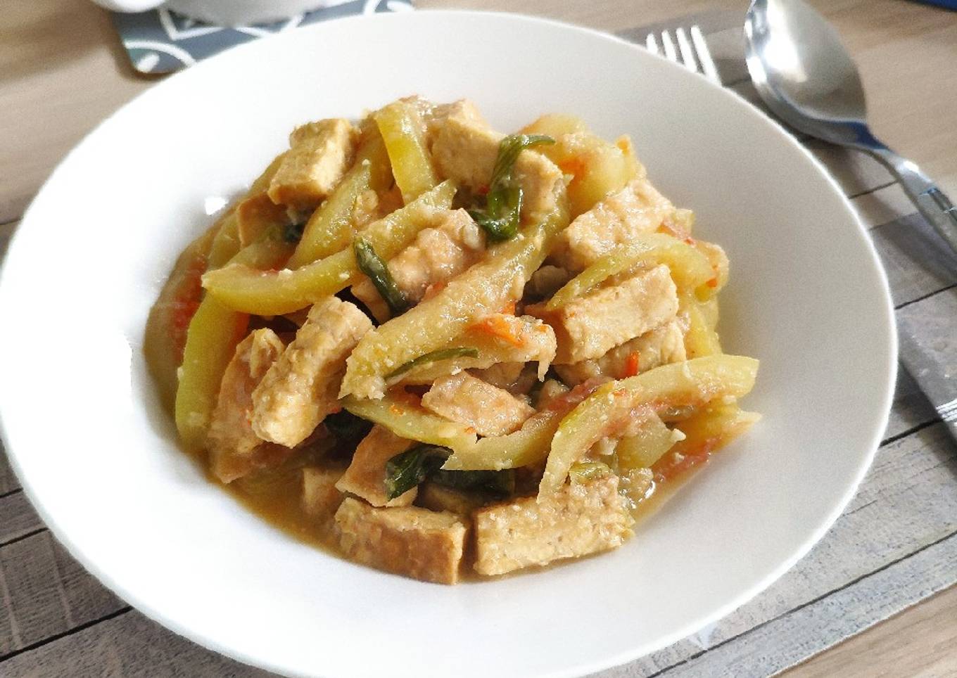 Tumis Tempe Kulit Semangka