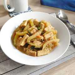 A picture of Tumis Tempe Kulit Semangka.