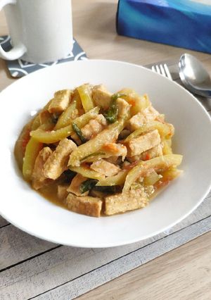 Foto resep Tumis Tempe Kulit Semangka