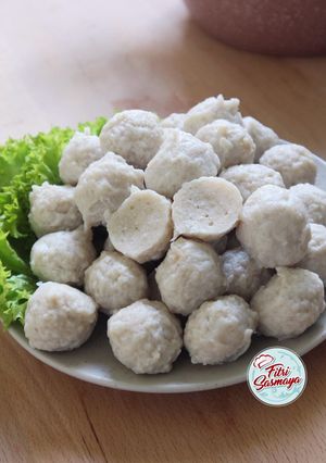 Foto resep Bakso Ayam Tanpa Food Tanpa Processor, chopper atau Blender (pakai daging giling)