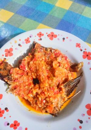 Foto resep Pecak ikan nila