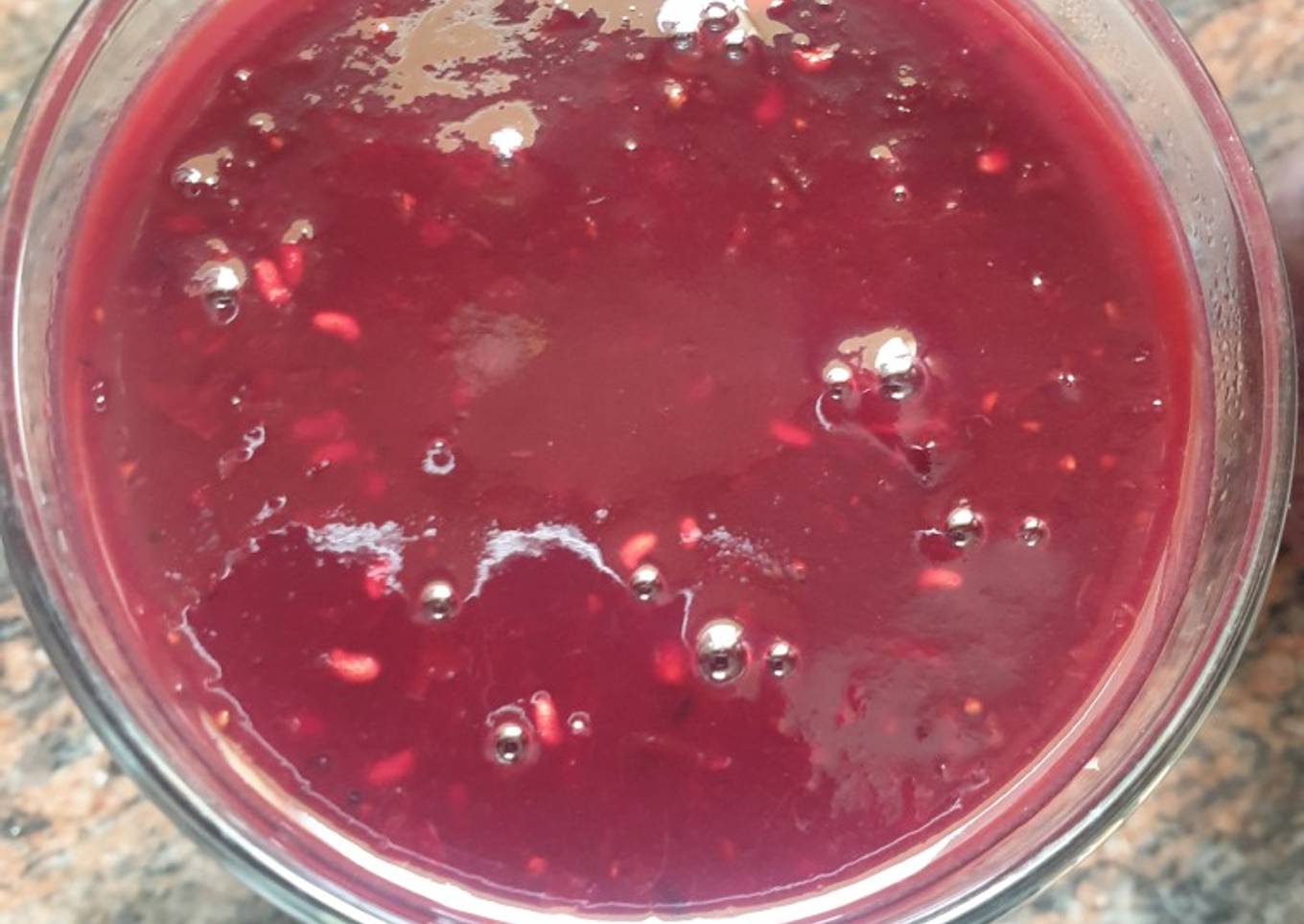 Mermelada casera de frutos rojos