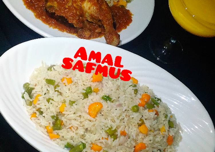 Simple Way to Make Quick Special vegetables rice