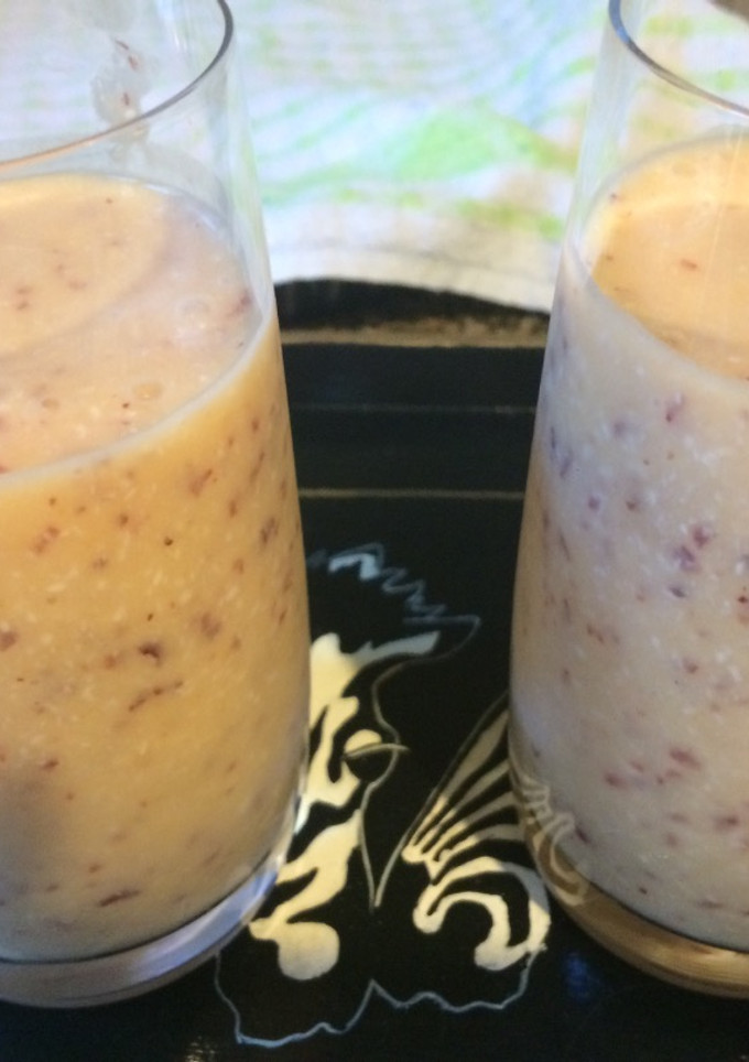 Una foto de Batido -smoothie- de durazno