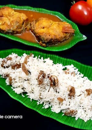 A picture of Walnut white pulao.