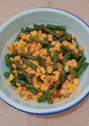 Foto resep Tumis Jagung Kacang Panjang