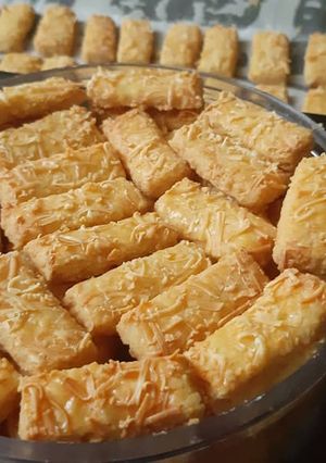 Foto resep Kastengel keju cheddar tanpa cetakan kastengel