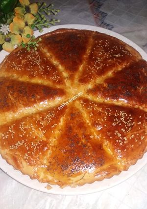 صورة لوصفة فطيرة بدون لحم أو أجبان لذيذة 😋😉