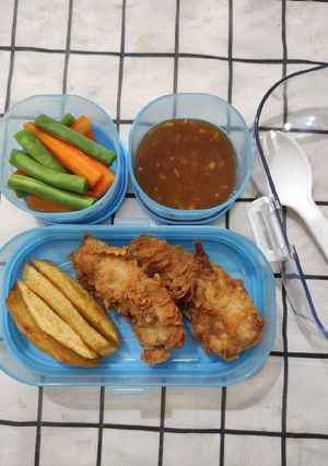 Foto resep Bekal Maksi Anak (Steak Ayam Krispi)