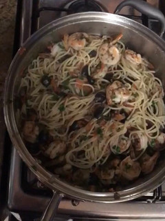 Una foto de Pasta italiana marinara