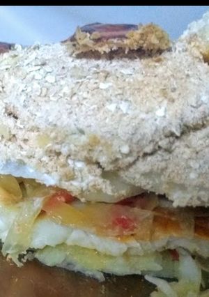 Una foto de Lasagna de filete de Merluza