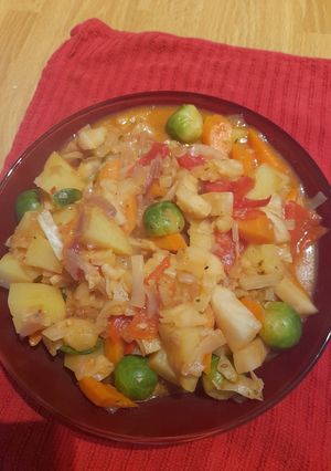 A picture of Colourfull spicy winterveg.
