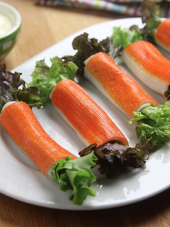 Una foto de Rollitos de cangrejo