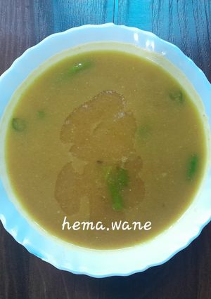 A picture of Kulith kadhan(soup).