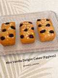 Mini Vanilla Delight Cakes (Eggless) - An ideal tea-time treat!