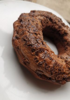Una foto de Torta de chocolate con chips