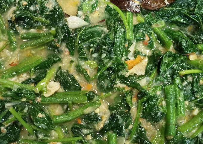 Resep Bobor daun ubi jalar Anti Gagal