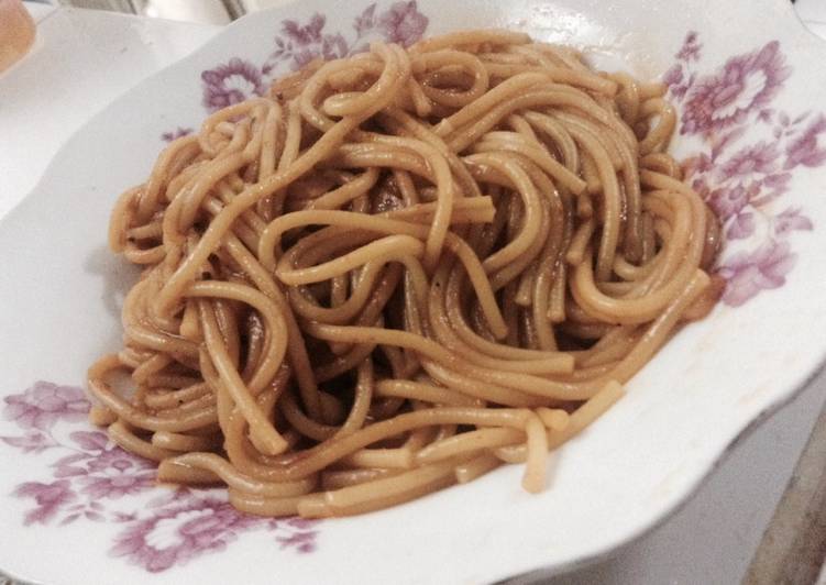 Recipe of Homemade Spaghetti with rich tamato sauce