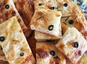 A picture of olive focaccia