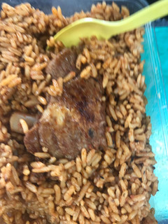 A picture of Jollof rice.