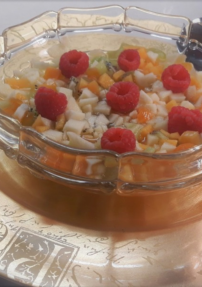 Una foto de Postre de frutas