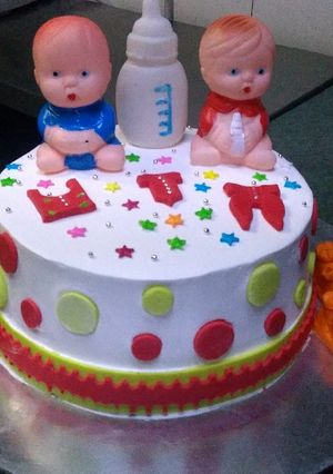 A picture of Fondant cake for baby 💕.