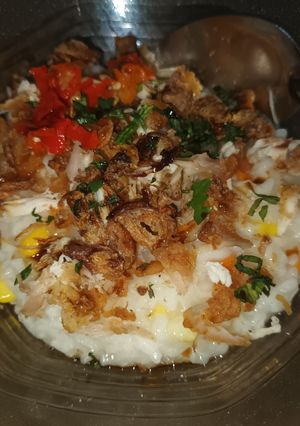 Foto resep Bubur jagung wortel ricecooker
