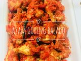 Ayam goreng bumbu soto balado
