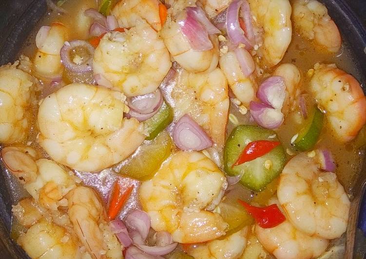 Cara Gampang Menyiapkan Udang Goreng Cacapan, Lezat Sekali