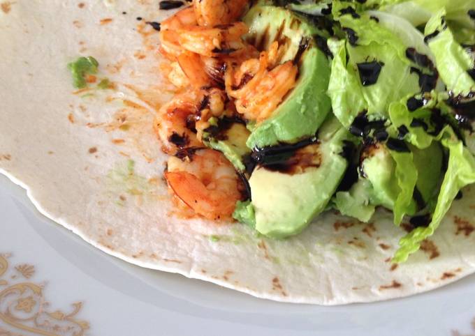 Spicy Shrimp Burritos