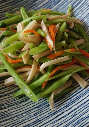 杏鮑菇炒四季豆 的食譜成品照片