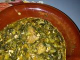 Okro with awedu and ugwu leave
