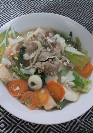 Foto resep Suki simple (sayur rebus)