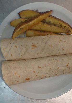 Una foto de Fajitas de pollo y verdura