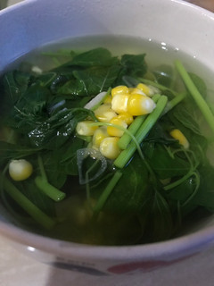 Foto resep Sayur bayam jagung manis
